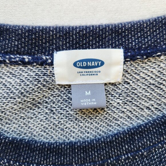 Old Navy Blue Cream Aztec Print Sweatshirt Southwest Comfy Cozy Casual Fall Cute - Picture 5 of 8